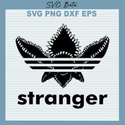 stranger things addidas logo svg