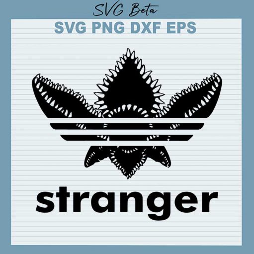 Stranger Things Addidas Logo Svg