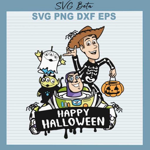 Toy story halloween svg