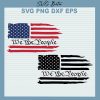 We The People American Flag SVG