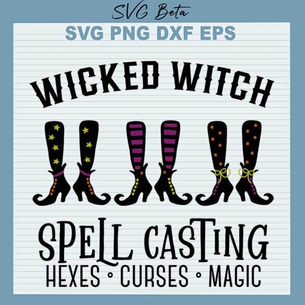 Wicked Witch Spell Casting SVG