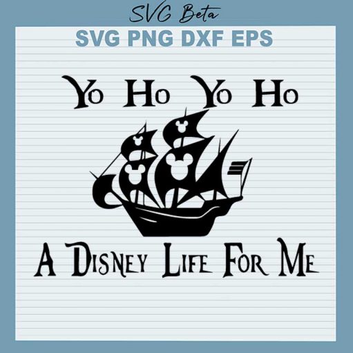 Yo Ho Yo Ho Disney Pirates Of The Caribbean Svg