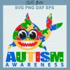 Autism Awareness Baby Shark SVG