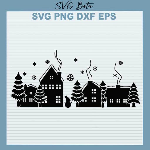 Christmas Scene SVG