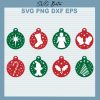 Christmas Baubles Svg