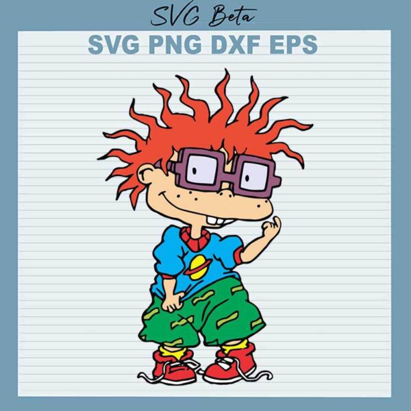 Chuckie Rugrats Nickelodeon Kids SVG