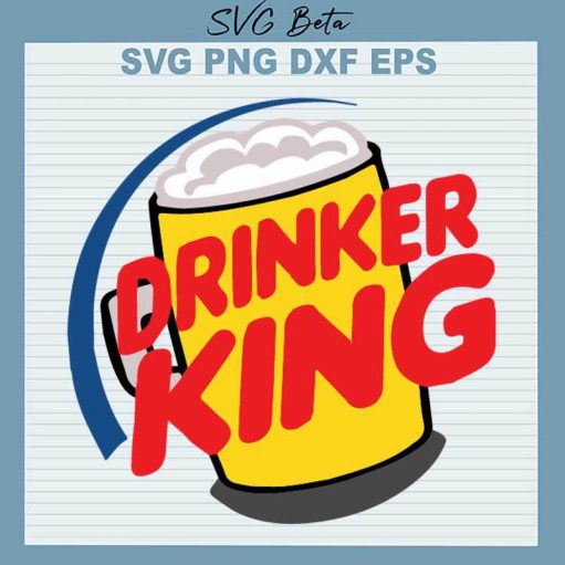 Drinker King Svg