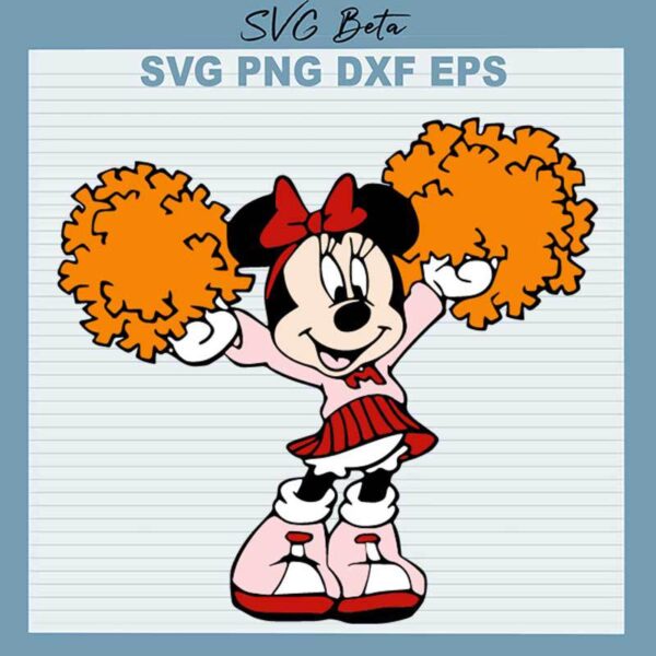 Minnie Cheerleader SVG