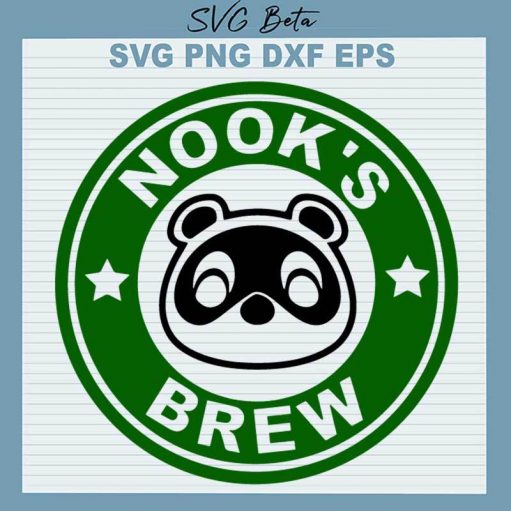 Nook's Brew Starbucks Logo SVG