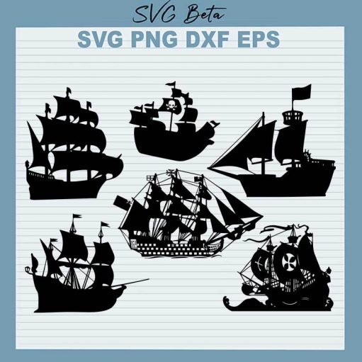 Pirate Ship SVG