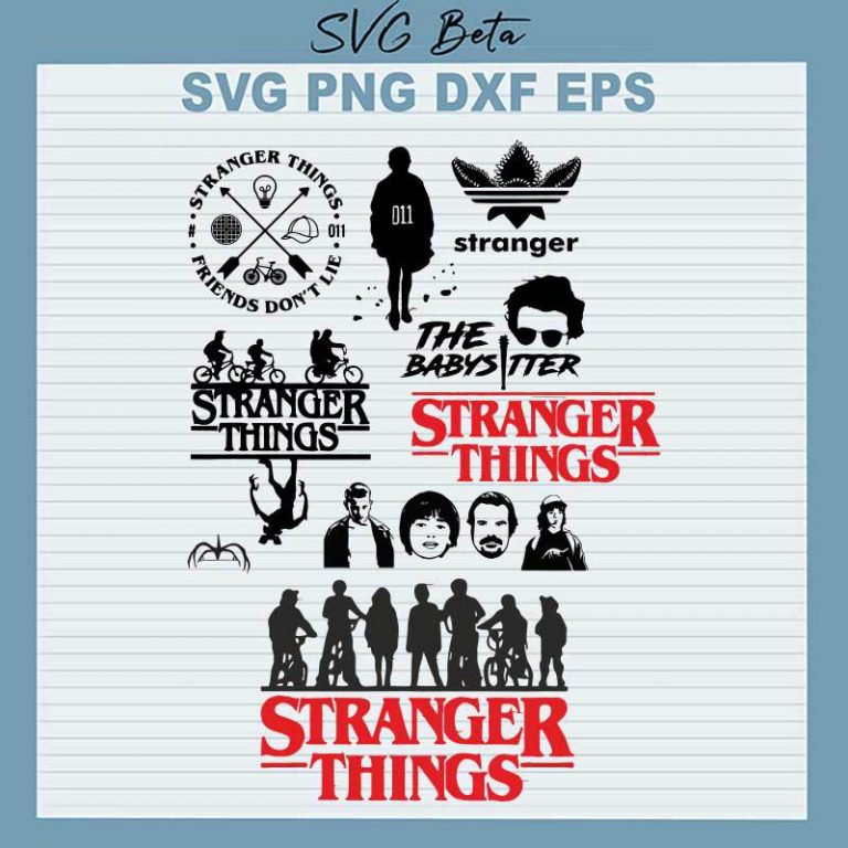 Stranger Things SVG, Horror Movie SVG, Halloween Stranger Things SVG ...