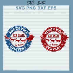 North Pole Air Malt Christmas SVG