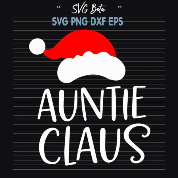 Auntie Claus Christmas SVG