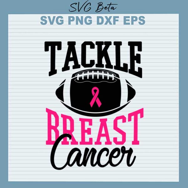 Tackle breast cancer SVG
