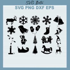 christmas ornament bundle svg