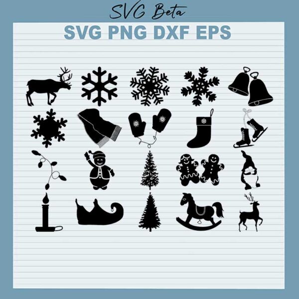 christmas ornament bundle svg