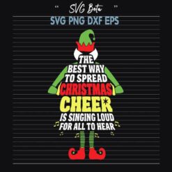 The Elf Christmas Cheer SVG