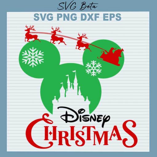 Disney Ears Christmas SVG