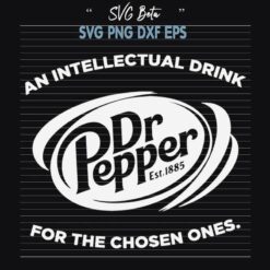 An Intellectual Drink Dr Pepper SVG
