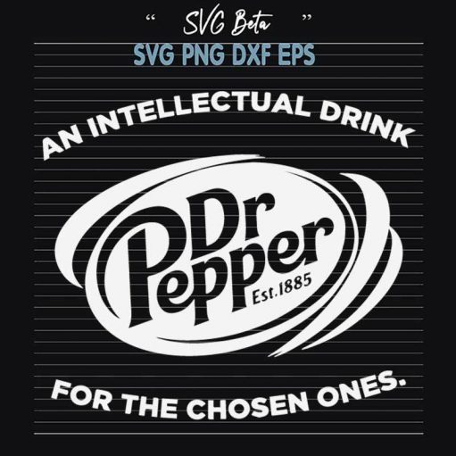 An Intellectual Drink Dr Pepper SVG