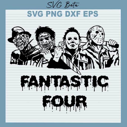 Horror Fantastic Four SVG