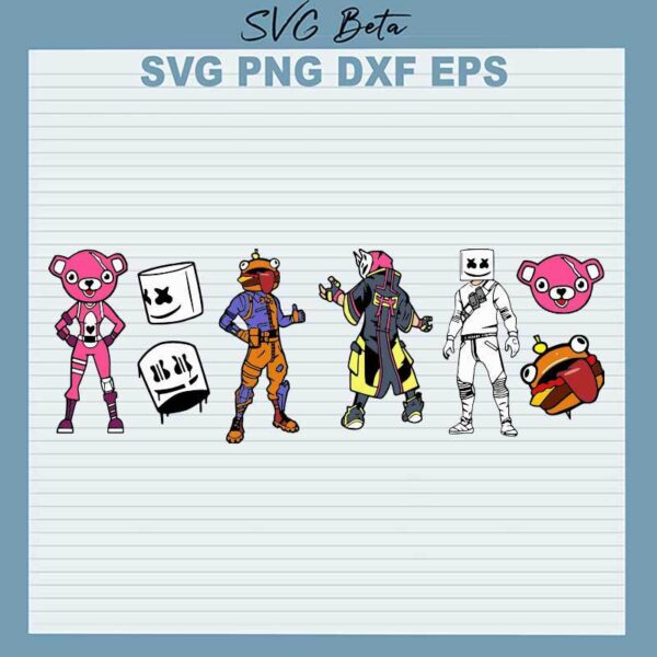 Fortnite Characters SVG