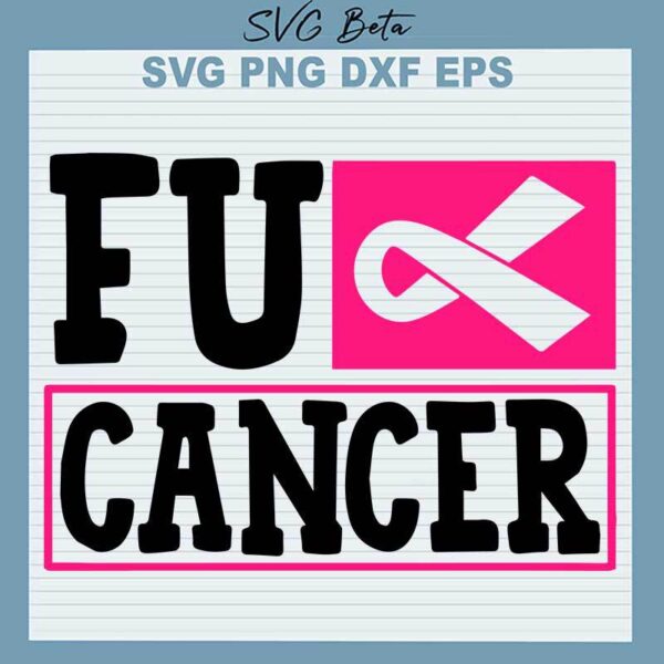 Fuck Breast Cancer SVG