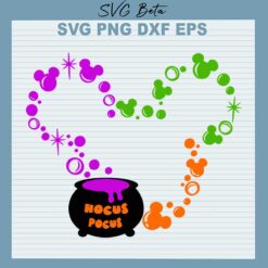 Hocus pocus mickey SVG, disney wich SVG PNG DXF cut file