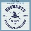 Hogwarts School Of Witchcraft And Wizardry SVG