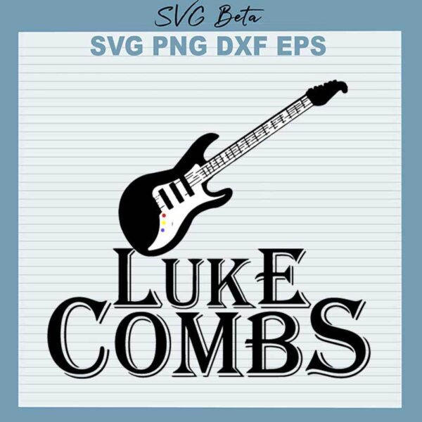 Luke Combs SVG