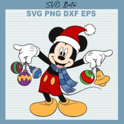 Mickey Christmas SVG