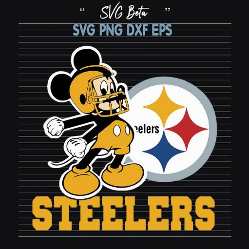 Mickey Steelers SVG