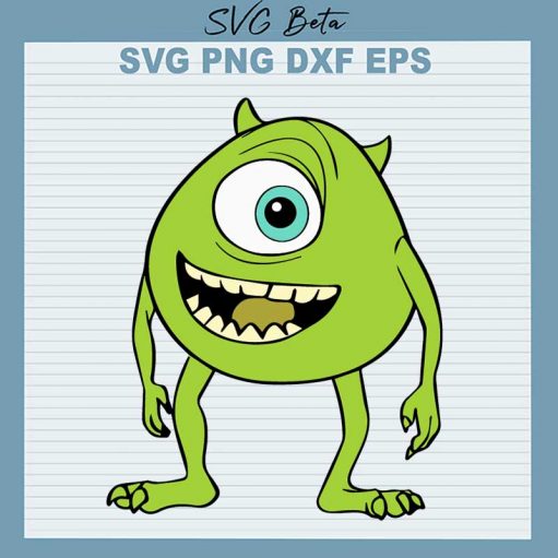 Mike Wazowski SVG, Disney Mike Wazowski SVG, Mike Wazowski Monster SVG ...