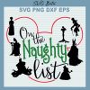 On The Naughty List SVG
