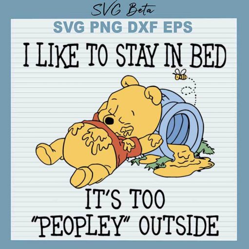 Winnie The Pooh Peopley Outside SVG