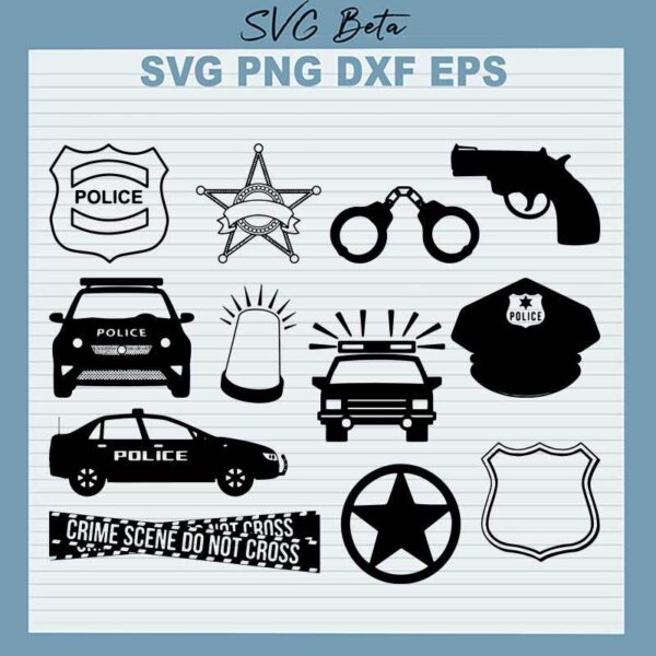 Police Bundle SVG