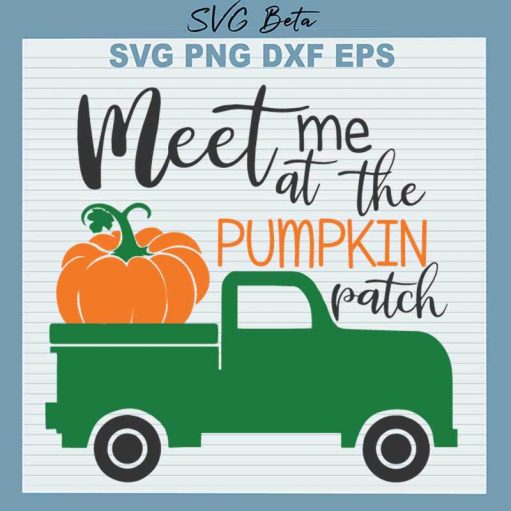 Meet Me At The Pumpkin Patch SVG