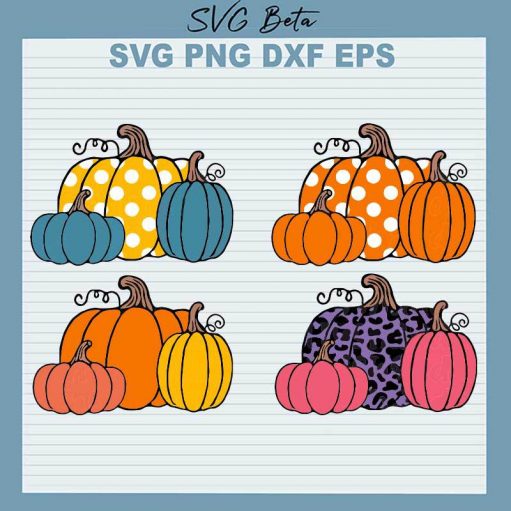 Leopard Pumpkin Fall SVG