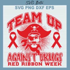 Red Ribbon Week Team Up SVG
