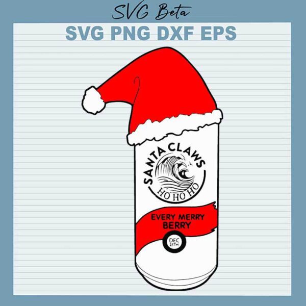 Santa Claws Ho Ho Ho SVG