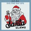 Santa Claws Christmas SVG