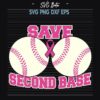 Breast Save Second Base SVG