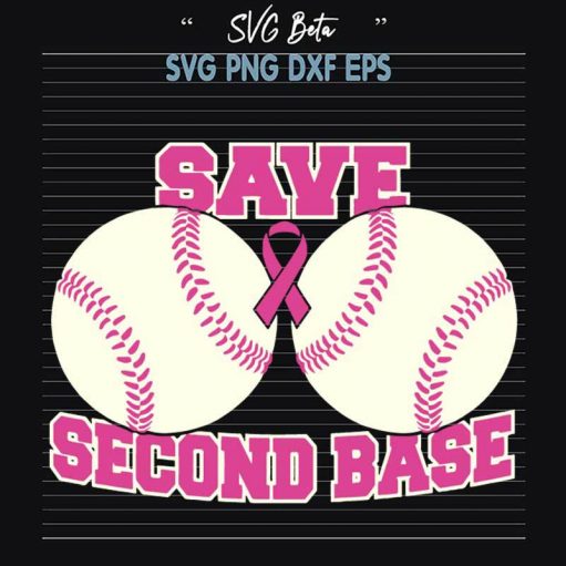 Breast Save Second Base SVG