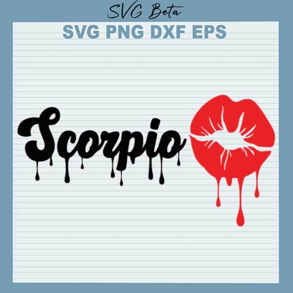 Scorpio Lips SVG