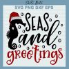 Seas And Greetings Christmas SVG