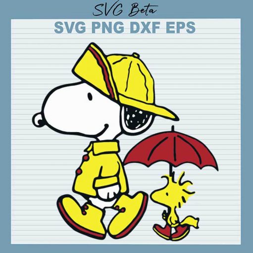 Snoopy And Woodstock SVG, Snoopy SVG PNG DXF cut file