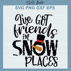 I've Got Friends In Snow Places SVG