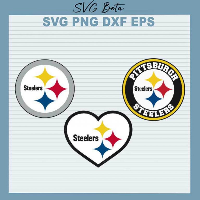 Pittsburgh Steeler Logo SVG, Pittsburgh Steeler SVG PNG DXF cut file