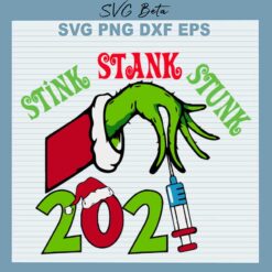Grinch Hand Stink Stank Stunk SVG