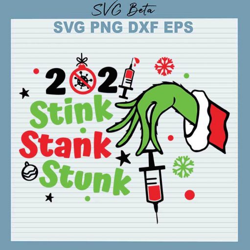 Grinch Stink Stank Stunk SVG